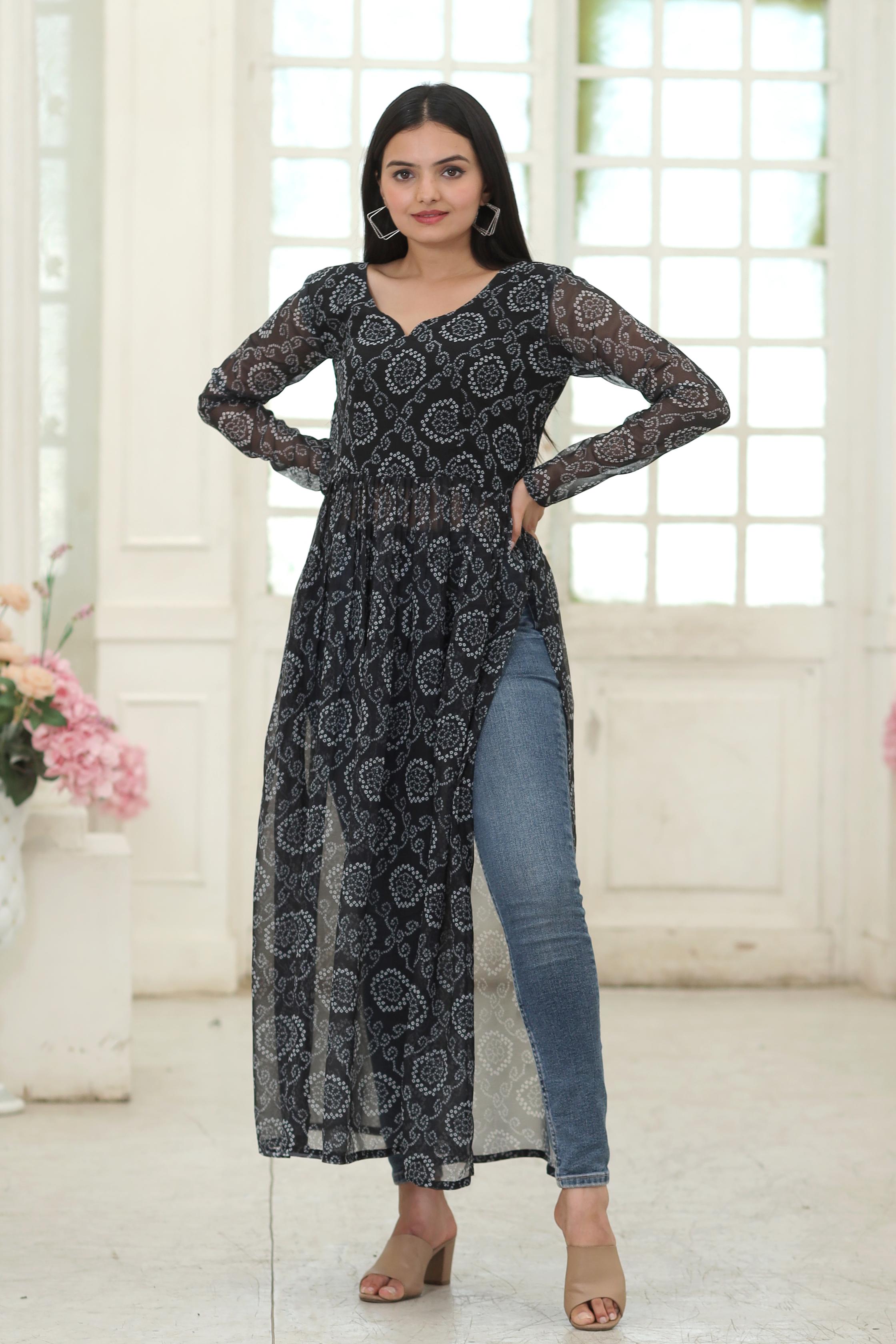 PREMIUM READYMADE DESIGNER NAYRA CUT KURTI COLLECTIONS