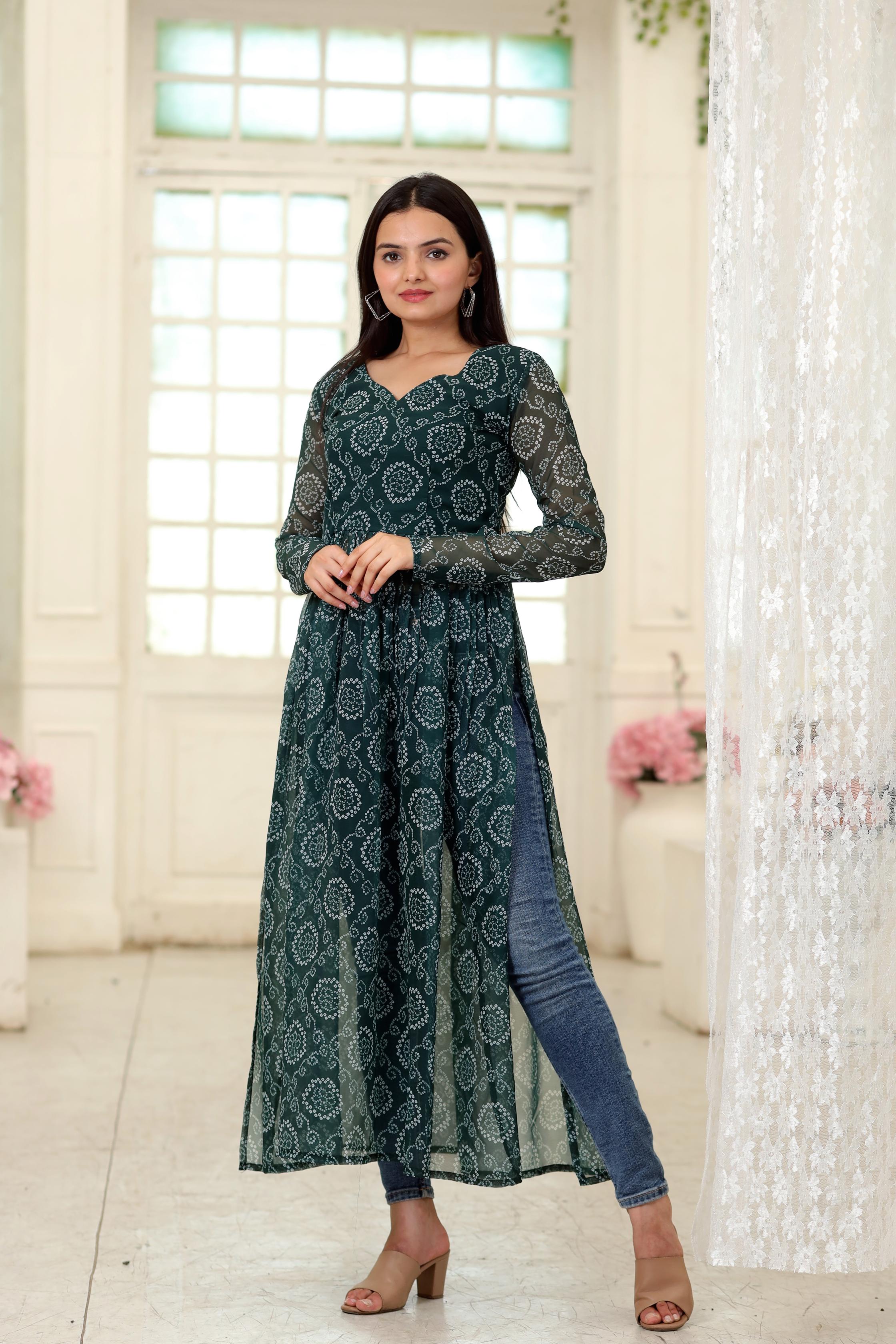 PREMIUM READYMADE DESIGNER NAYRA CUT KURTI COLLECTIONS