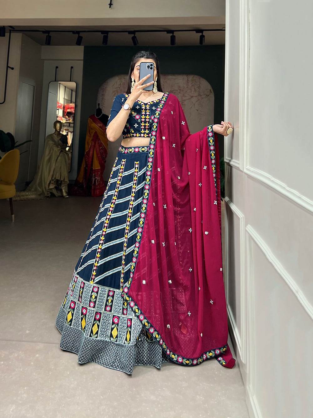 LEHENGA EMBODIES THE RADIANCE OF TRADITION AND THE BEAUTY OF CELEBRATION