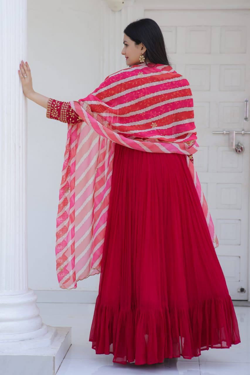 PREMIUM READYMADE GOWN-DUPATTA COLLECTIONS