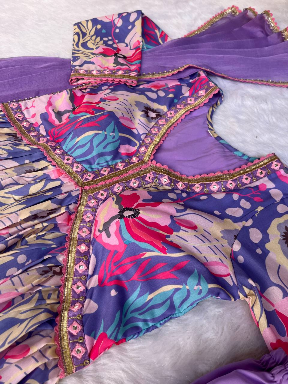 NEW SUMMER SPECIAL PARTY WEAR ALIA CUT DRESSES DUPATTA PANT