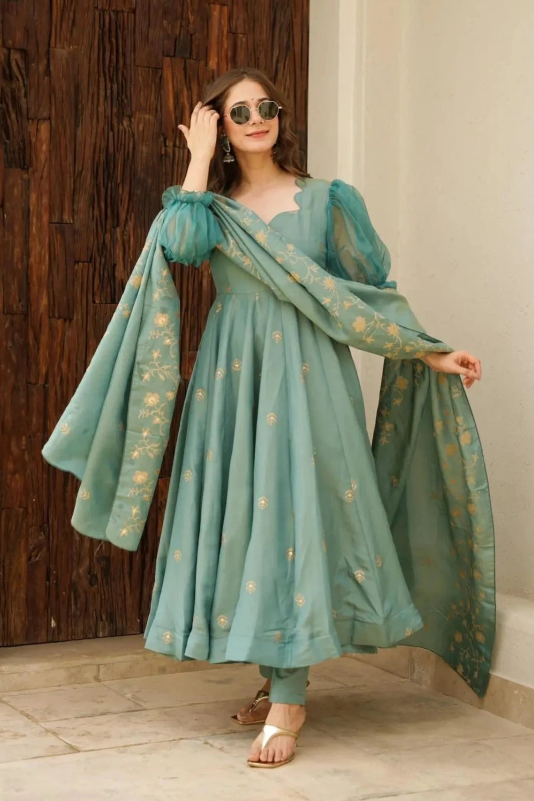 PARTY WEAR GOWN FOR WOMEN WITH DUPATTA