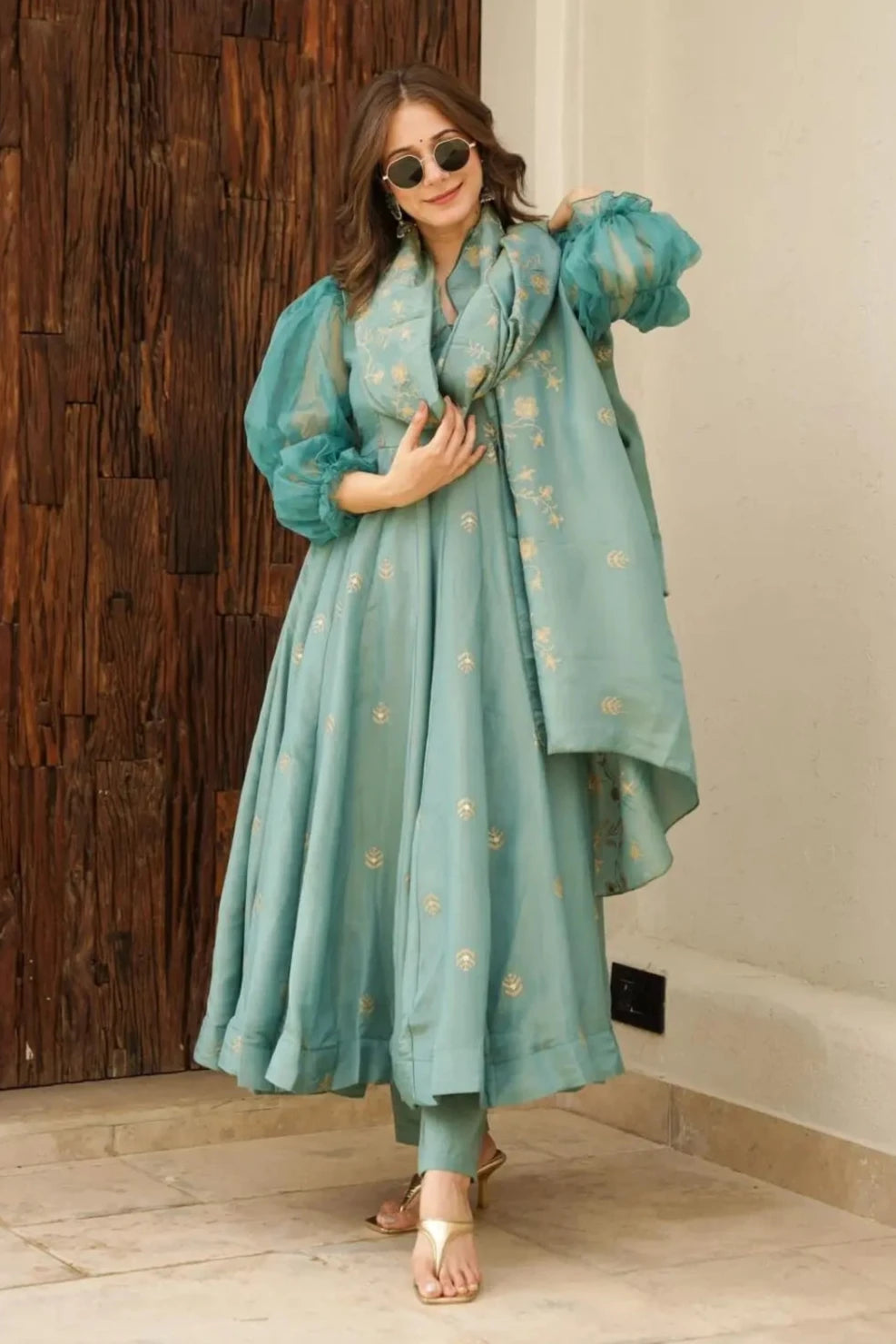 PARTY WEAR GOWN FOR WOMEN WITH DUPATTA