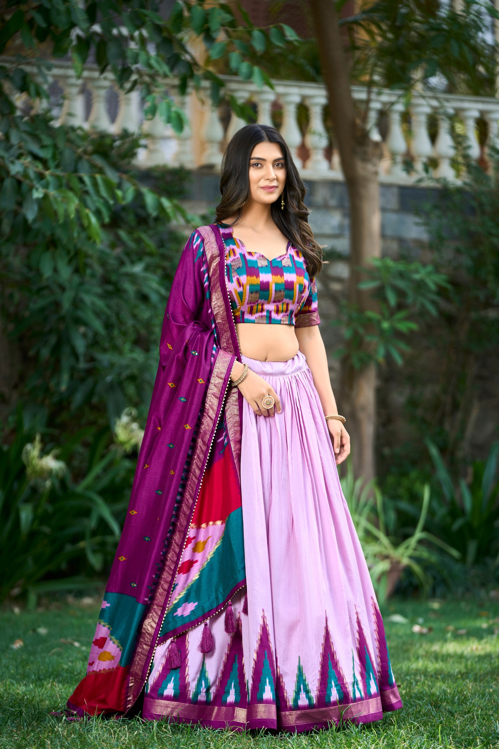 TIMELESS ELEGANCE TUSSAR SILK LEHENGA CHOLI FOR ALL OCCASION